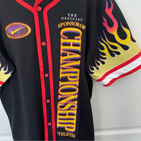 Nike Americana Button Up Baseball Jersey Men’s Sz XL - Picture 4 of 10